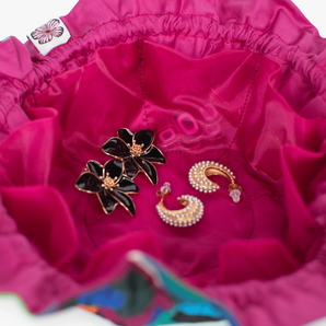 Jewelry Pouch in Circles