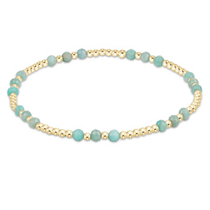 Gemstone Joy 3mm Bracelet in Amazonite