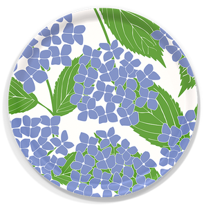 Hydrangea Round Tray