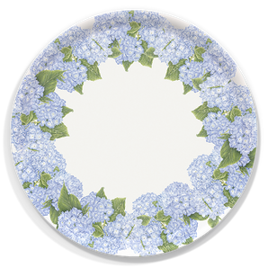Hydrangea Round Tray