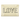 Glass Tray in Love Small Outline