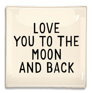 Glass Tray in Love You To The Moon