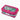 Mahjong Tile Storage Bag in Metallic Pink
