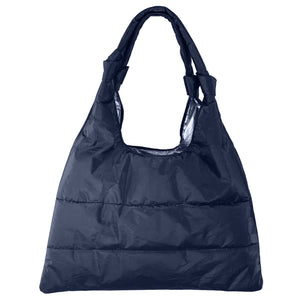 Puffer Tote in Navy