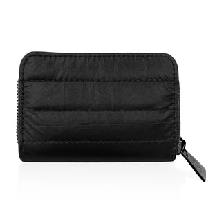 Puffer Wallet in Black