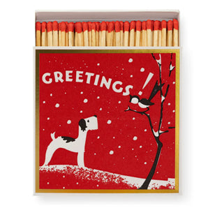 Winter Greetings Safety Matches