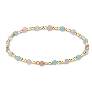 Gemstone 3mm Sincerity Pattern Bracelet in Hot Mess