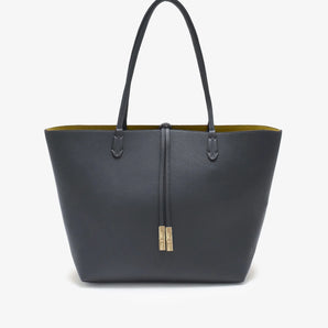Departure Tote in Slate/Mustard