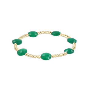 Admire 3mm Bracelet in Green Onyx