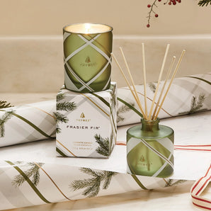 Frasier Fir 6.5oz Plaid Candle
