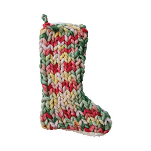 Multi Color Knit Stocking