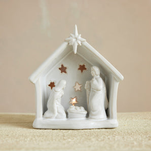 Holy Family Tealight Holder