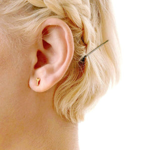 Lock and Key Stud Earring