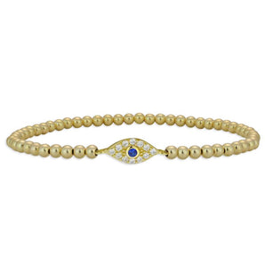 Blue Evil Eye Bracelet