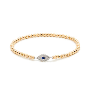 Evil Eye Beaded Bracelet
