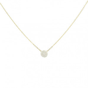 Single Circle Necklace - Gold