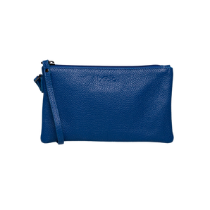 Ziplet Leather Bag Royal Blue