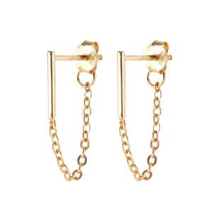 Bar Chain Stud