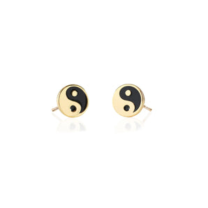 Yin and Yang Stud Earring