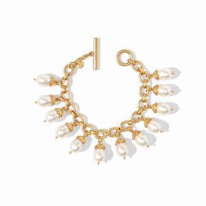 Flora Pearl Charm Bracelet
