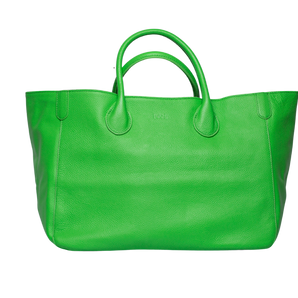 Medium Classic Tote Bag - Frog/Neon Green
