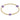 3mm Cross Bracelet Purple