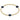 3mm Cross Bracelet Navy