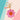 Bling Pink Daisy Keychain