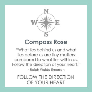 Compass Rose Alpine White