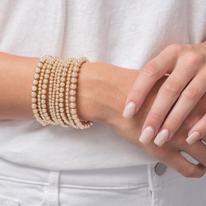 Classic Gold 5mm Bead Bracelet