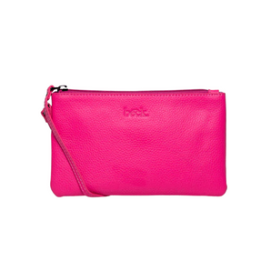 Ziplet Leather Bag Flamingo/Neon Pink