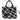 Large Woven Tote in Black & White