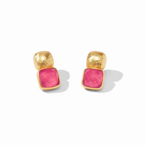 Catalina Earring in Peony Pink
