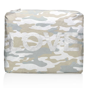 Shimmer Golden Camo with Silver "LOVE"