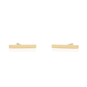Dash Stud Earrings - Gold