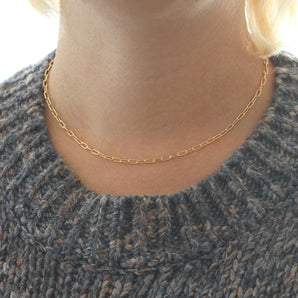 Thick Drawn Cable Necklace